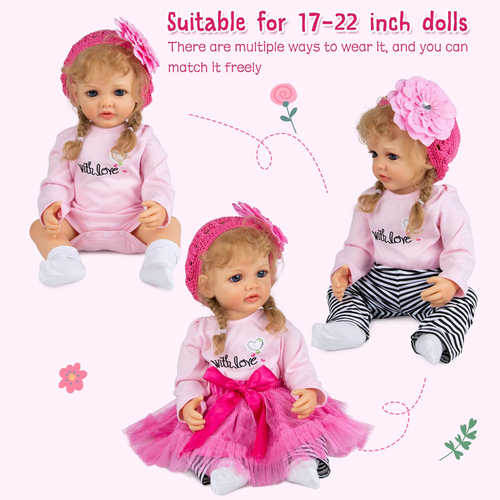 Pedolltree pink long-sleeved bodysuit for comfortable daily outfits.