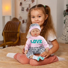 Pedolltree doll socks add cozy detail for newborn-size dolls.