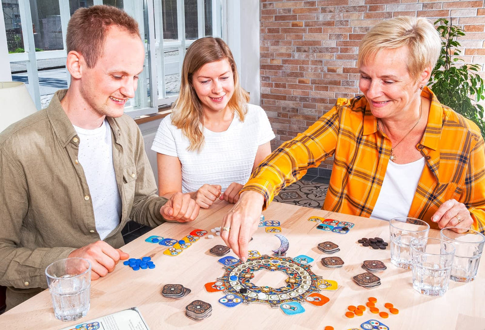 Nova Luna components spread on the table for quick setup