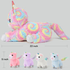 Pegmapri soft plush kitty hugs well and is easy to clean.