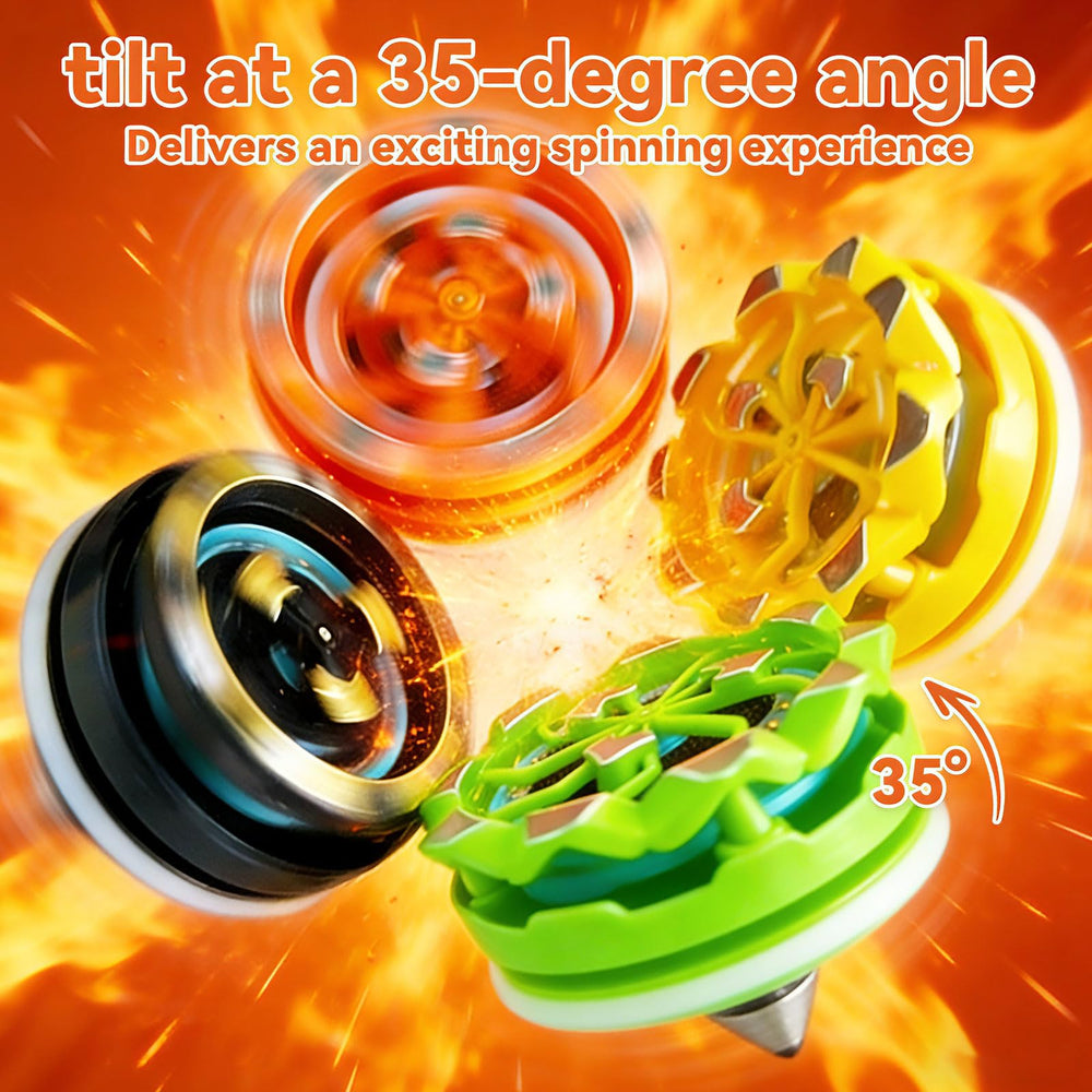 Pegxtwu Fireworks Fingertip Gyro for beyblade battles sparks playful competition.