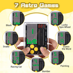 PEMENOL 7-in-1 controls and screen enable interactive play.