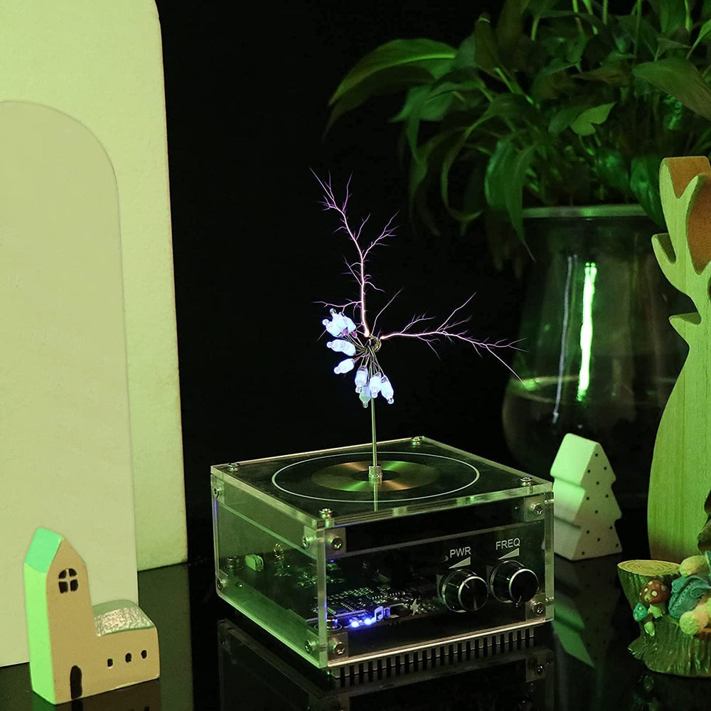 PEMENOL musical Tesla coil LED light enhances visual learning.