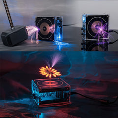 PEMENOL musical Tesla coil wireless transmission demonstrates energy transfer.