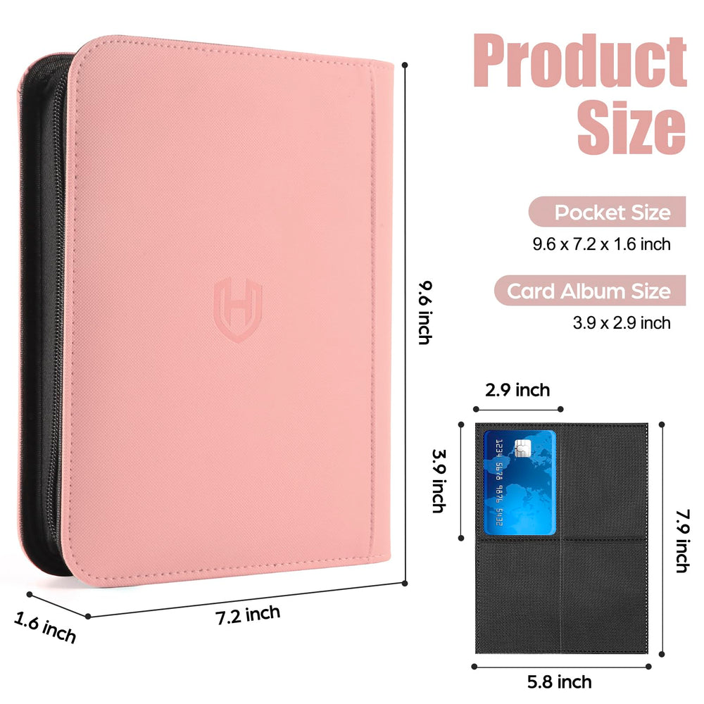 Pemocyny premium PU cover protects cards during travel and display
