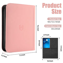 Pemocyny premium PU cover protects cards during travel and display