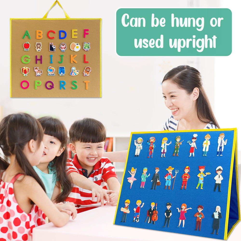 Pengfull felt board supports quiet, engaging activities with soft textures.