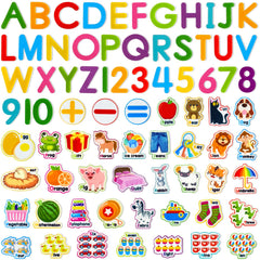 Pengfull felt letters and numbers set for interactive early learning on felt boards.