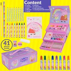 Peppa Pig art case gift-ready packaging for birthdays.