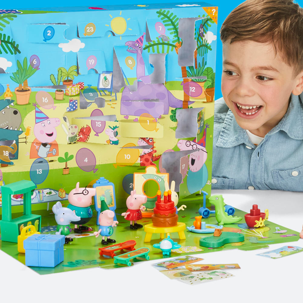 Edmond Elephant 3-inch figure from Peppa Pig calendar for imaginative play