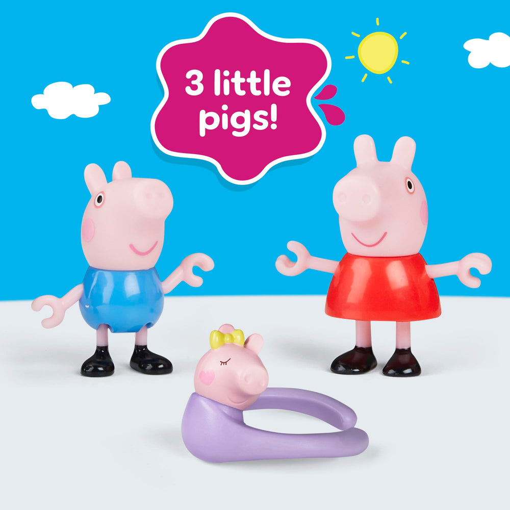 Peppa Pig George figure ready for adventures.