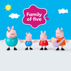 Peppa Pig Peppa figure holding hands with George.