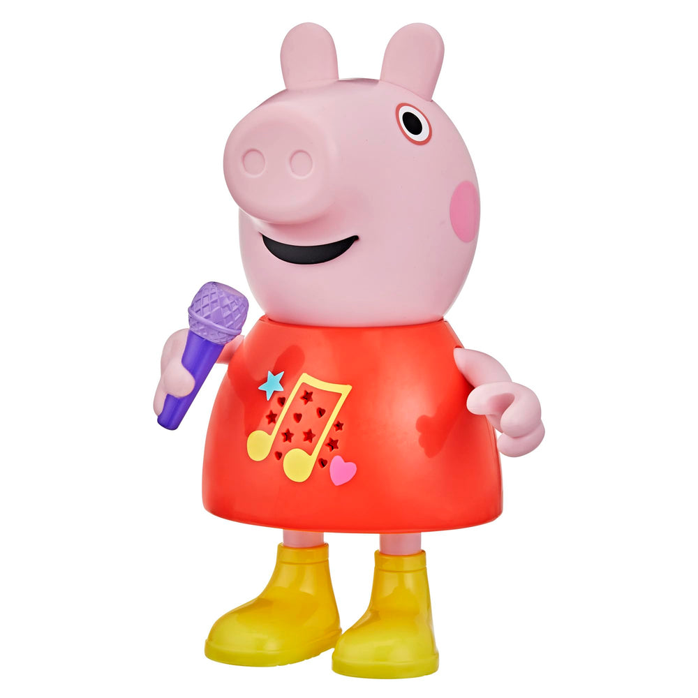Peppa Pig Talk & Sing Peppa Doll with microphone switch for mode changes and interactive play