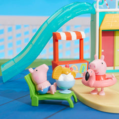 Peppa Pig Waterpark towels and accessories offer pretend-drying fun after swimming.