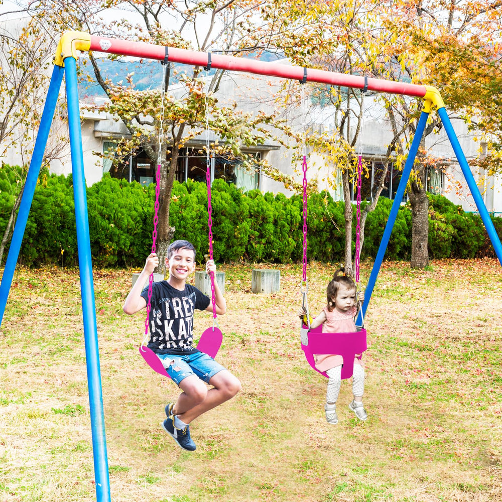 Perantlb residential-use-only swing designed for home backyards