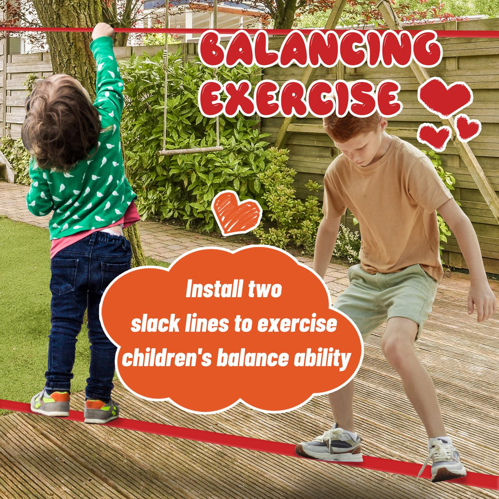 Perantlb rope ladder offering climbing routes for coordination and fun.