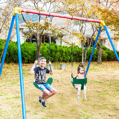 Perantlb residential swing set designed for kids and adults