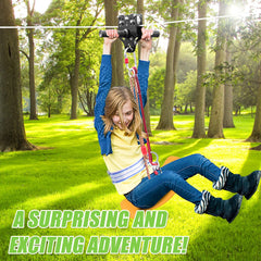 Perantlb zipline bottom-pulley installation demonstrates quick setup steps.