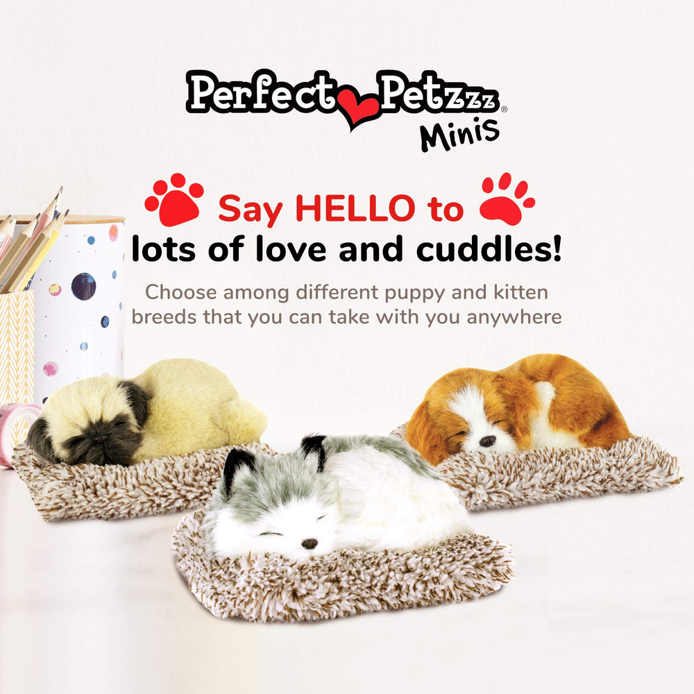 Perfect Petzzz Minis Alaskan Husky snores softly for realism during play