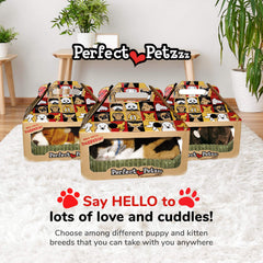Perfect Petzzz Calico Cat size reference: about 10 inches long.