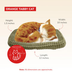 Perfect Petzzz orange tabby cat close-up fur reveals handcrafted synthetic coat