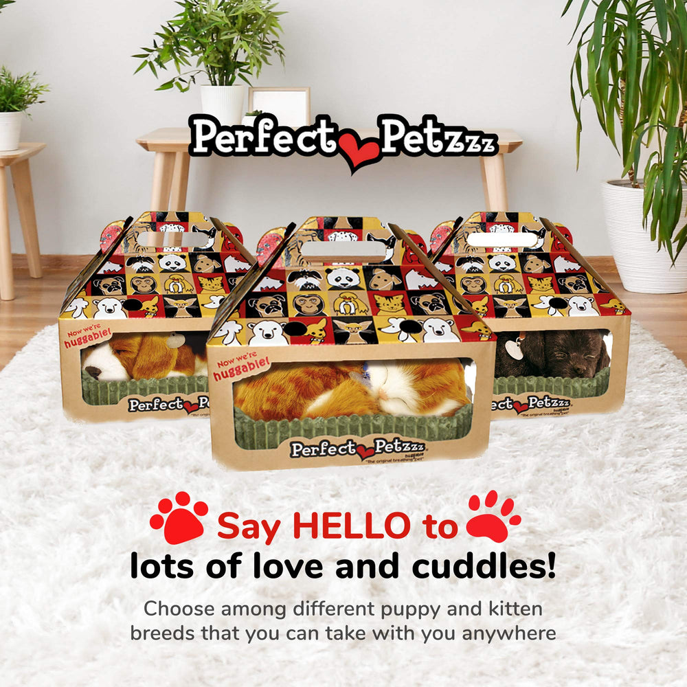 Perfect Petzzz orange tabby cat soft fur detail emphasizes hypoallergenic material