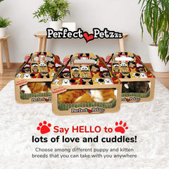 Perfect Petzzz orange tabby cat soft fur detail emphasizes hypoallergenic material
