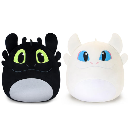 Periyholev Black Dragon Plush, an 8-inch cuddly toy for cozy hugs.