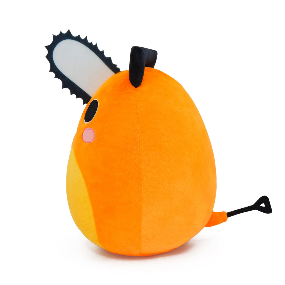 Periyholev orange saw-puppy plush, 8-inch cuddle buddy for kids and collectors.