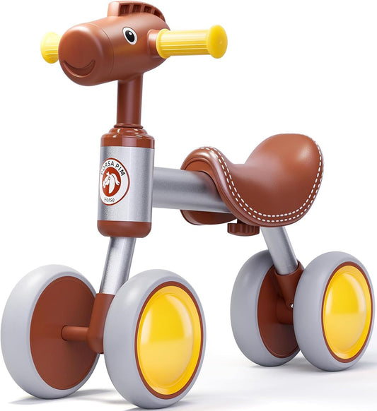 PerKidern balance bike with horse design promotes safe, engaging play for toddlers.