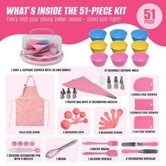 PERLLI measuring cups and spoons offer precise measurements for young bakers.