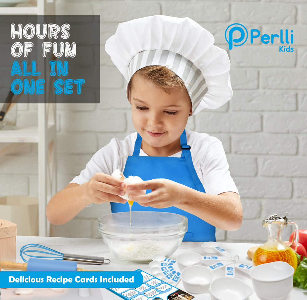 PERLLI Kids Real Cooking Set digital timer for playful timekeeping during play.