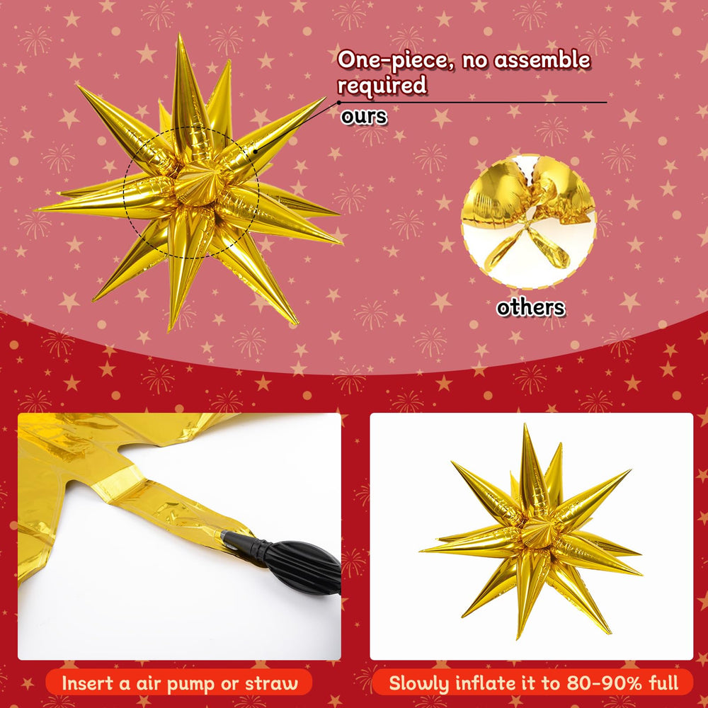 Perpetily confetti gold balloons 12 inch spark celebration photos.