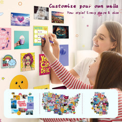 PERRYHOME 3D foam squares add depth to wall decals