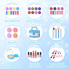 PERRYHOME Frozen-themed makeup box for pretend dress-up and storytelling.