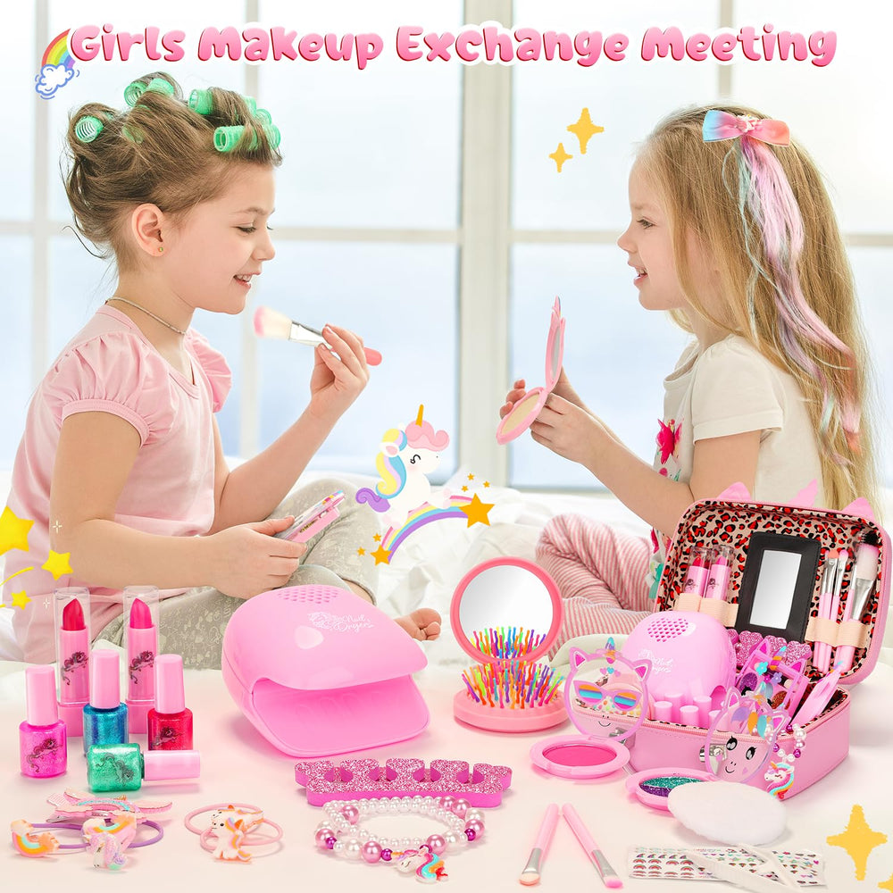 PERRYHOME Blush Powder for Kids adds gentle color to pretend moments