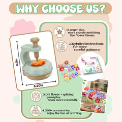 PERRYHOME splicing play frame demonstrating unique designs with linked petals.