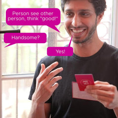Person Do Thing card game deck open spread shows versatile party fun