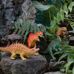 Peruser 5-7 inch dinosaurs support kid memory and curiosity.
