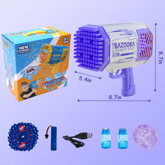 Petrella Bubble Gun crafted from durable ABS plastic resists drops.