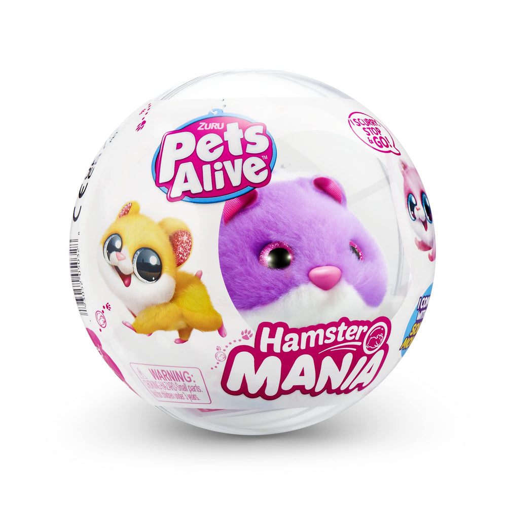 Pets Alive Hamstermania Purple gift-ready novelty for kids.
