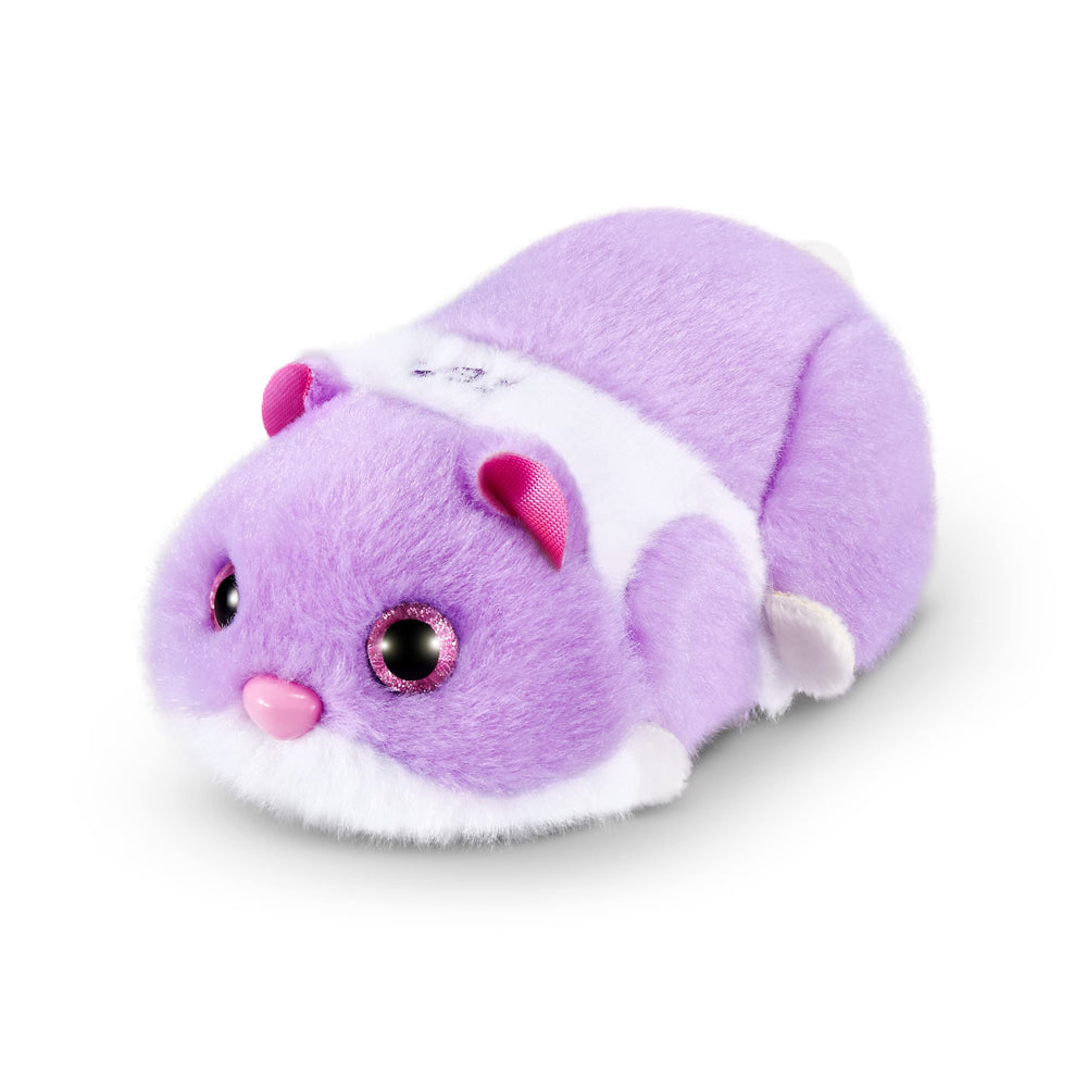 Pets Alive Hamstermania Purple running action sparks exploration.