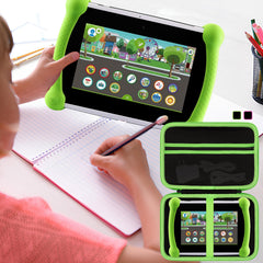 Peyyargo LeapPad Academy case velvet lining detail protects tablet
