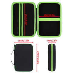Peyyargo LeapPad storage case in travel bag demonstrates portability