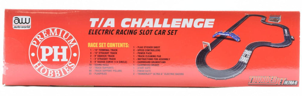 PH Premium Hobbies Guard rails improve safety during HO racing.