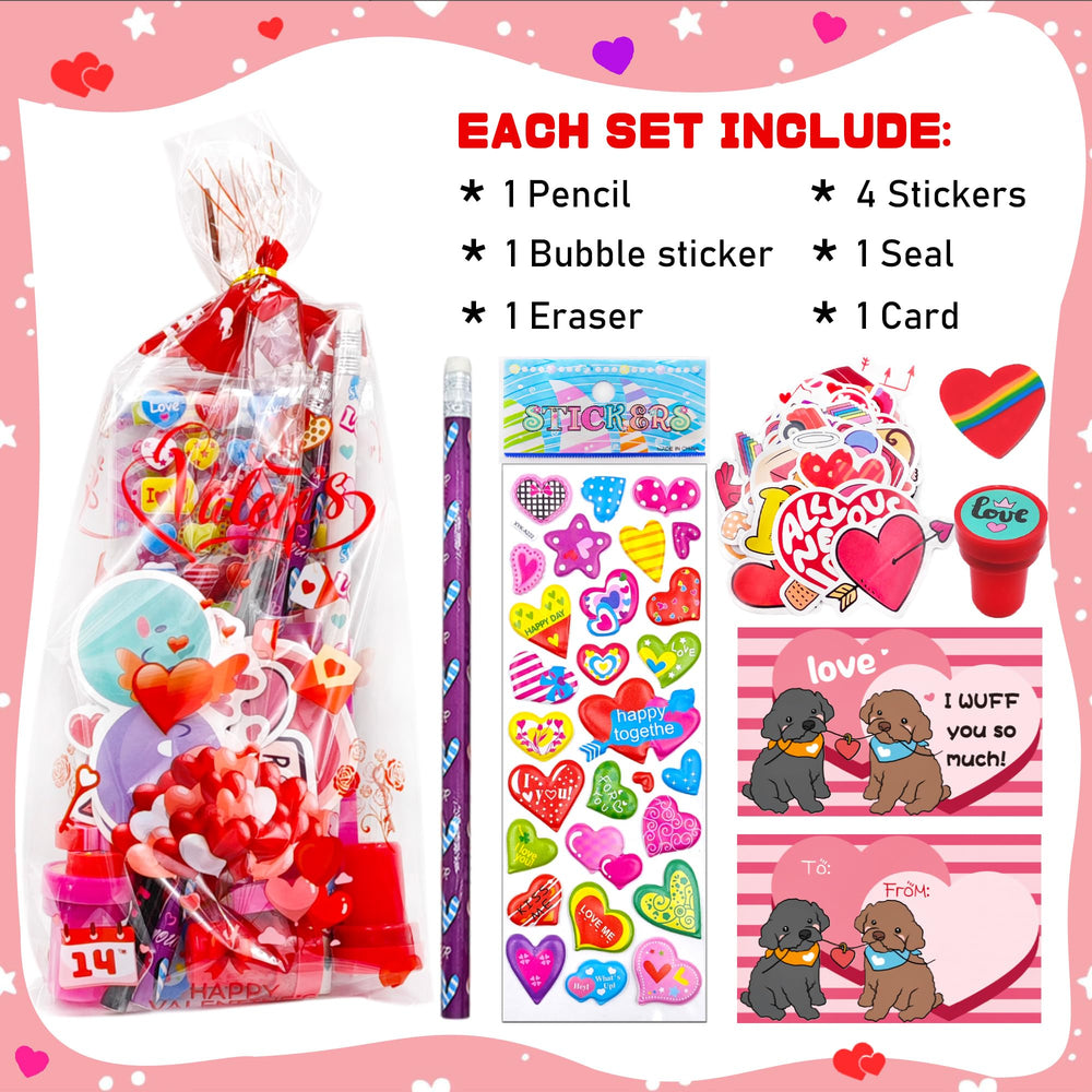 Phaorui heart foam stickers brighten Valentine displays in class.