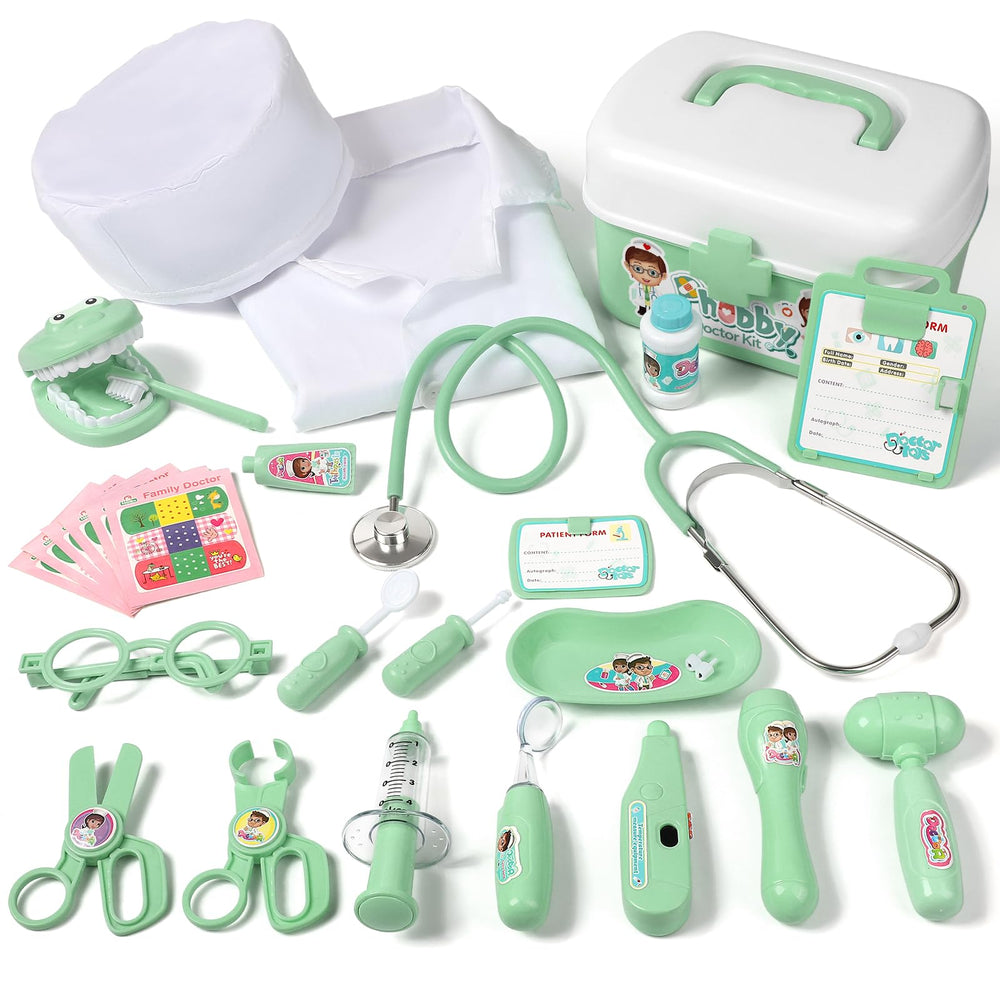 Phobby stethoscope close-up for authentic play and heartbeat listening.