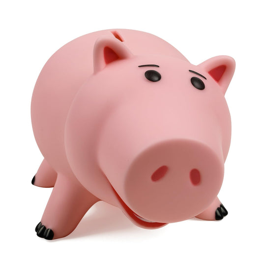 PHOCAS Piggy Bank pink plastic coins design, a durable starter savings tool for kids