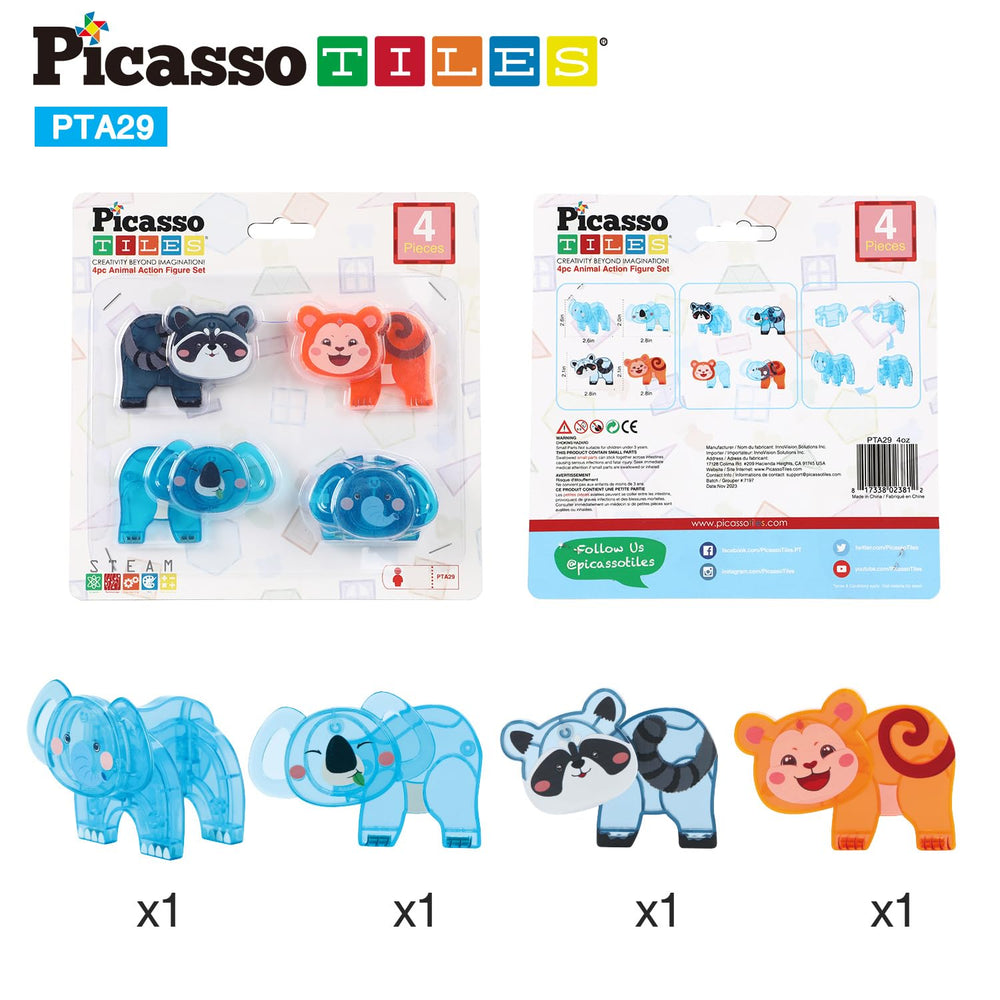 PicassoTiles BPA-free non-toxic materials ensure safe construction tiles