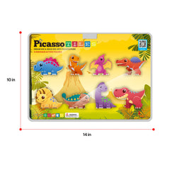 PicassoTiles compatibility image shows cross-brand magnet toy integration for expanded play.